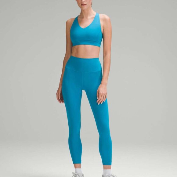 Lululemon Envital Bra *Medium Support B/C Cup Hawaiian Blue size 10 EUC - Picture 3 of 6